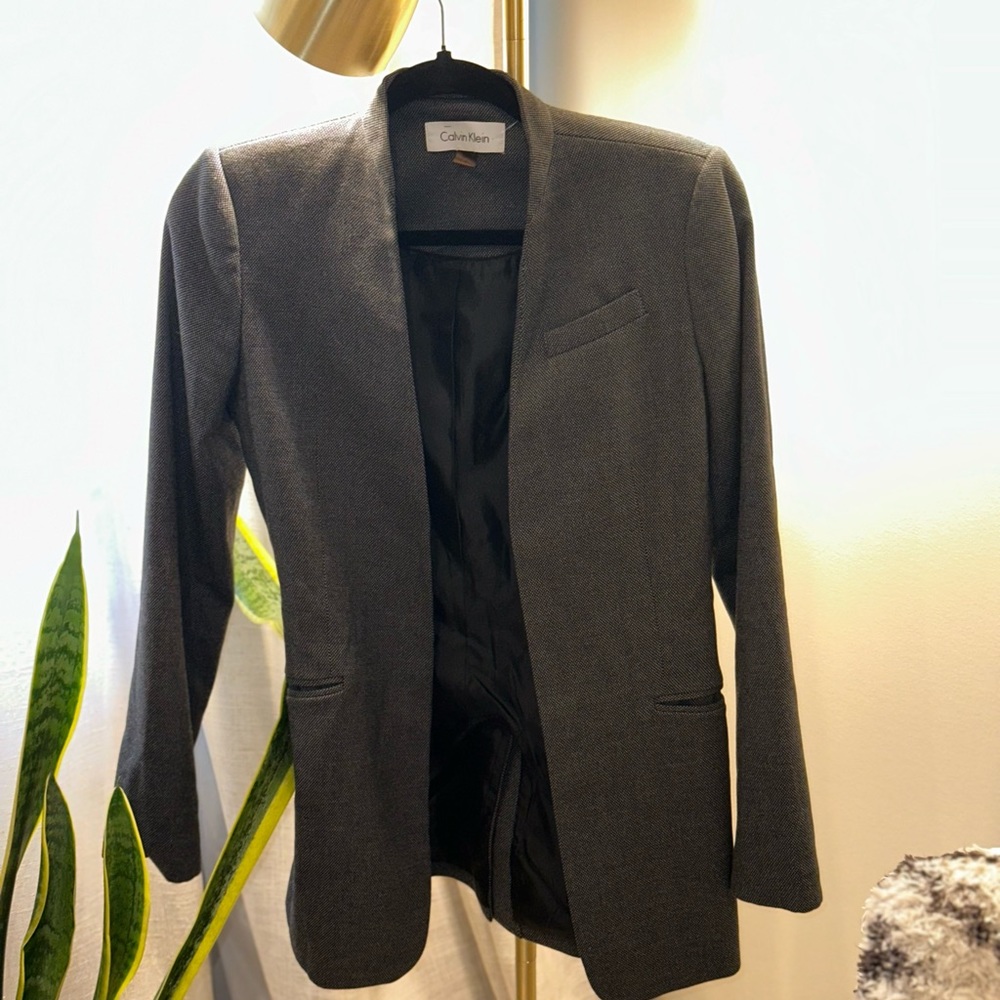 Calvin Klein gray blazer - Size 0